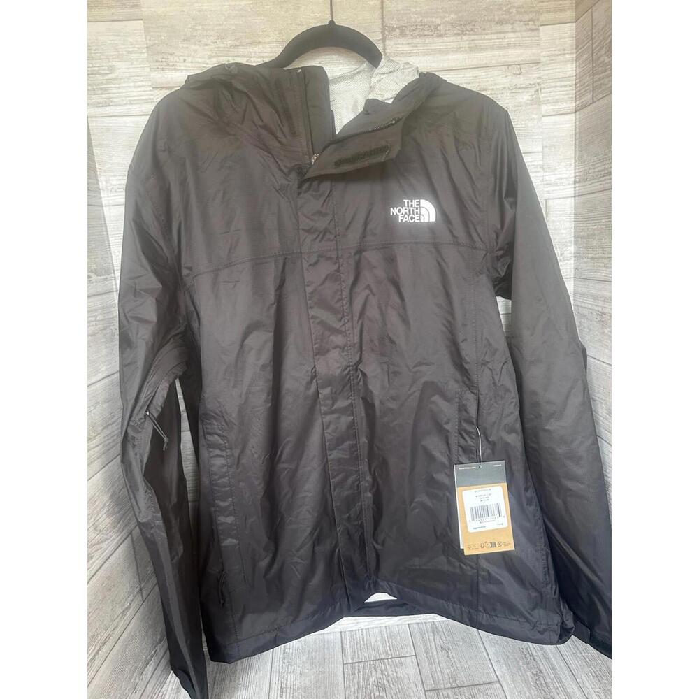 The North Face Venture 2 Jacket Men’s Medium TNF Black Waterproof Windbreaker